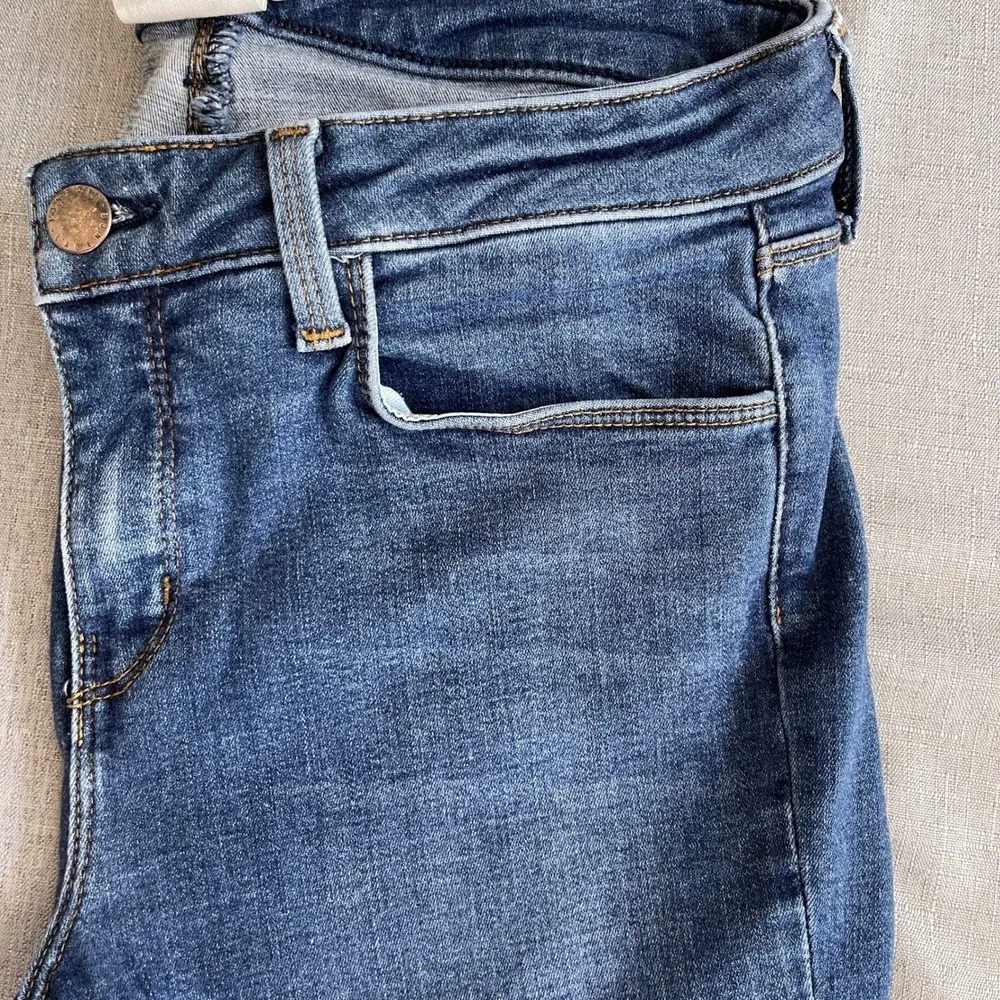 L'Agence‎ Brigitte Skinny Stretch Mid-Rise Jeans Vintage Wash Womens 27 Blue